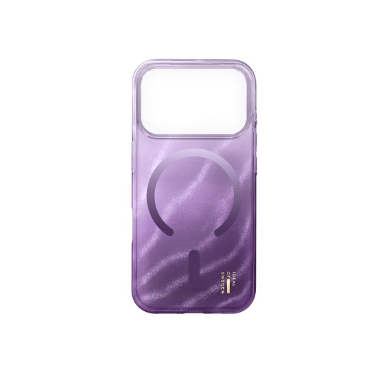 iDeal of Sweden Glitter Glow Back Case with MagSafe priekš Apple iPhone 17 Pro - Amethyst Mist - silikona-plastikāta aizmugures apvalks / bampers-vāciņš