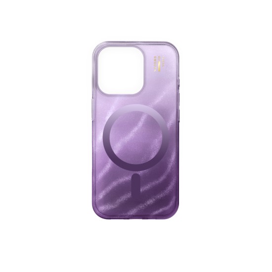iDeal of Sweden Glitter Glow Back Case with MagSafe priekš Apple iPhone 16 Pro - Amethyst Mist - silikona-plastikāta aizmugures apvalks / bampers-vāciņš