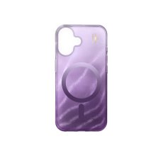 iDeal of Sweden Glitter Glow Back Case with MagSafe priekš Apple iPhone 16 - Amethyst Mist - silikona-plastikāta aizmugures apvalks / bampers-vāciņš