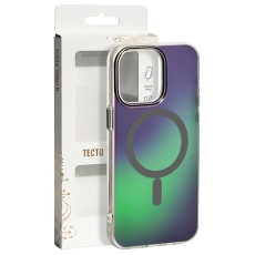 Tecto Shield Aurora Back Case with MagSafe priekš Apple iPhone 17 Pro Max - Pelēks - silikona-plastikāta aizmugures apvalks / bampers-vāciņš
