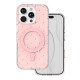 Bubble Dots MagSafe Back Case priekš Apple iPhone 16 Pro - Rozā - silikona-plastikāta aizmugures apvalks / bampers-vāciņš