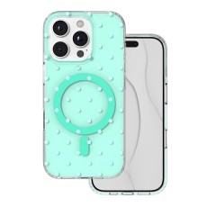 Bubble Dots MagSafe Back Case priekš Samsung Galaxy S26 5G - Zaļš - silikona-plastikāta aizmugures apvalks / bampers-vāciņš