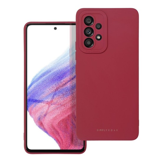 Roar Luna Back Case priekš Samsung Galaxy A16 4G A165 / A16 5G A166 - Sarkans - silikona aizmugures apvalks / bampers-vāciņš