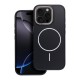 Frame MagSafe Back Case priekš Samsung Galaxy S25 FE 5G S731 - Melns - matēts silikona aizmugures apvalks / bampers-vāciņš