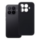 Forcell Silicone Lite Back Case priekš Xiaomi 17T - Melns - matēts silikona aizmugures apvalks / bampers-vāciņš