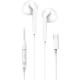 BlueStar PA-M15C Wired Stereo Earphones with Remote and Microphone USB Type-C - Baltas - Universālas USB-C stereo austiņas ar mikrofonu un pulti