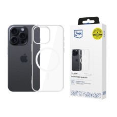 3MK Clear MagSafe Case priekš Apple iPhone 16 Pro - Caurspīdīgs - silikona aizmugures apvalks / bampers-vāciņš