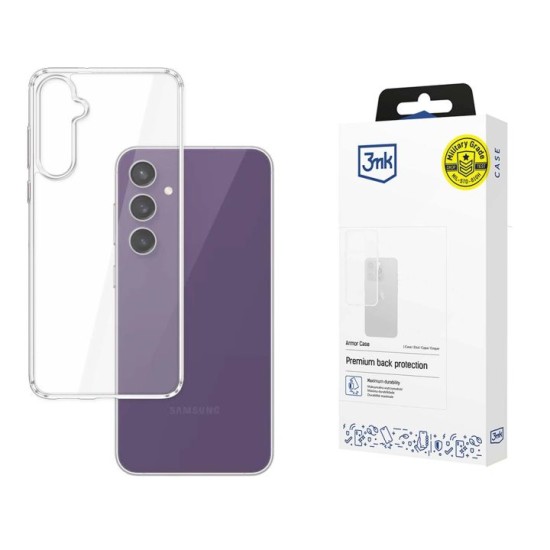 3MK Armor Case priekš Samsung Galaxy S26 5G - Caurspīdīgs - triecienizturīgs silikona aizmugures apvalks / bampers-vāciņš