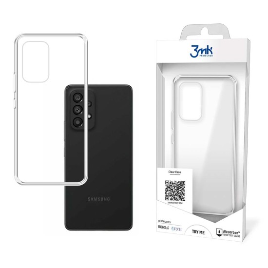 3MK Clear Case priekš Samsung Galaxy A57 5G A576 - Caurspīdīgs - silikona aizmugures apvalks / bampers-vāciņš