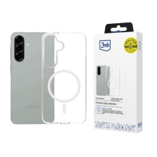 3MK Armor MagSafe Case priekš Samsung Galaxy A57 5G A576 - Caurspīdīgs - triecienizturīgs silikona aizmugures apvalks / bampers-vāciņš