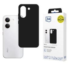 3MK Matt Case priekš Xiaomi Poco X8 Pro - Melns - matēts silikona aizmugures apvalks / bampers-vāciņš