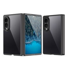 Dux Ducis Aimo MagSafe Back Case priekš Samsung Galaxy Fold8 5G - Caurspīdīgs / Melns - triecienizturīgs silikona aizmugures apvalks / bampers-vāciņš
