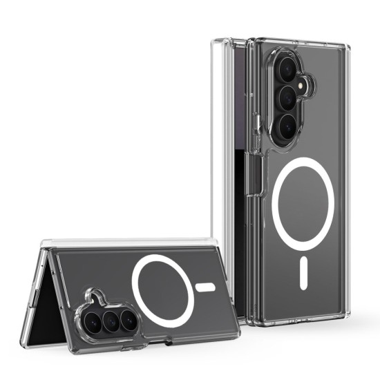 Dux Ducis Clin MagSafe Back Case priekš Samsung Galaxy Fold8 Ultra 5G / Fold7 5G - Caurspīdīgs - triecienizturīgs silikona aizmugures apvalks / bampers-vāciņš