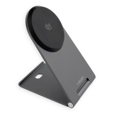 Veger Q3 Pro Foldable Qi2.2 25W Wireless Charger with MagSafe - Melns - Ātrs induktīvs bezvadu USB-C lādētājs paliktnis