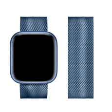 Forcell F-Design (FA03) Magnetic Milanese Watch Band priekš Apple Watch 38 / 40 / 41 mm / Series 10 / 11 (42mm) - Zils - siksniņa viedpulksteņiem no nerūsējoša tērauda ar magnētu
