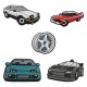3D Sticker Set (5.gab) - Fast cars - uzlīmju komplekts