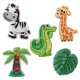 3D Sticker Set (5.gab) - Jungle - uzlīmju komplekts