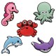 3D Sticker Set (5.gab) - Ocean - uzlīmju komplekts
