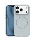 Silicone Thin Mag Case with MagSafe priekš Apple iPhone 17 Pro / 18 Pro - Sudraba - silikona aizmugures apvalks / bampers-vāciņš