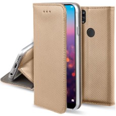 Smart Magnet Book Case priekš Xiaomi 17T Pro - Zelts - sāniski atverams maciņš ar stendu / grāmatveida maks