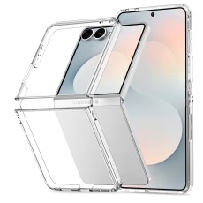 Tech-Protect FlexAir Hybrid Back Case priekš Samsung Galaxy Flip8 5G - Caurspīdīgs - triecienizturīgs silikona aizmugures apvalks / bampers-vāciņš