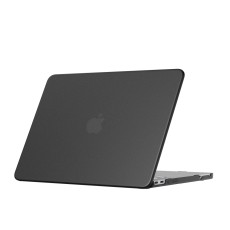 Tech-Protect Smartshell Protective Case priekš Apple MacBook Neo 13-inch (2026) A3404 - Melns / Matēts - plastikas no abām pusēm apvalks / maciņš