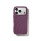 iDeal of Sweden Soft Swirl Silicone MagSafe Back Case priekš Apple iPhone 17 Pro / 18 Pro - Velvet Plum - silikona aizmugures apvalks / bampers-vāciņš