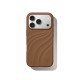iDeal of Sweden Soft Swirl Silicone MagSafe Back Case priekš Apple iPhone 17 Pro Max / 18 Pro Max - Salted Caramel - silikona aizmugures apvalks / bampers-vāciņš