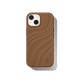 iDeal of Sweden Soft Swirl Silicone MagSafe Back Case priekš Apple iPhone 13 / 14 / 15 / 16e / 17e - Salted Caramel - silikona aizmugures apvalks / bampers-vāciņš