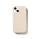iDeal of Sweden Soft Swirl Silicone MagSafe Back Case priekš Apple iPhone 13 / 14 / 15 / 16e / 17e - Cloud Dancer - silikona aizmugures apvalks / bampers-vāciņš