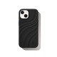 iDeal of Sweden Soft Swirl Silicone MagSafe Back Case priekš Apple iPhone 13 / 14 / 15 / 16e / 17e - Velvet Black - silikona aizmugures apvalks / bampers-vāciņš