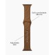 iDeal of Sweden Soft Swirl Silicone S-M Watch Band priekš Apple Watch 42 / 44 / 45 / 46mm / Ultra 49 mm - Salted Caramel - silikona siksniņa (josta) priekš pulksteņiem