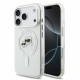 Karl Lagerfeld IML Karl MagSafe series Back Case KLHMP18LHLSKCH priekš Apple iPhone 17 Pro / 18 Pro - Caurspīdīgs - silikona-plastikāta aizmugures apvalks / bampers-vāciņš