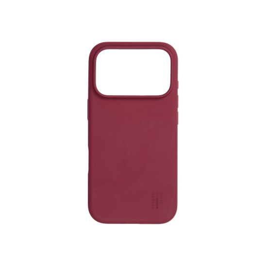iDeal of Sweden Silicone MagSafe Back Case priekš Apple iPhone 17 Pro / 18 Pro - Fine Wine - silikona aizmugures apvalks / bampers-vāciņš
