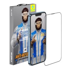 Mr. Monkey 5D Anti-Reflective Full Glue Tempered Glass protector priekš Samsung S26 Ultra - Melns - Ekrāna Aizsargstikls / Bruņota Stikla Aizsargplēve (Full screen size curved)