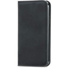 Business Style Book Case priekš Xiaomi Poco X8 Pro - Melns - sāniski atverams mākslīgas ādas maciņš ar stendu