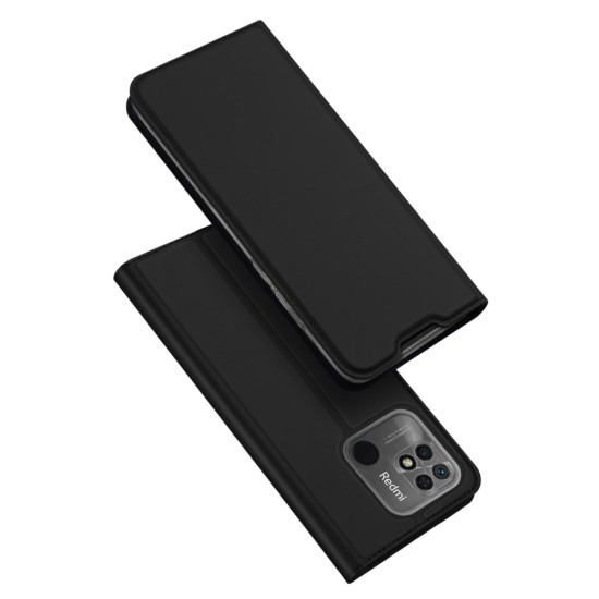 Dux Ducis Skin Pro series priekš Samsung Galaxy Xcover 7 Pro - Melns - sāniski atverams maciņš ar magnētu un stendu