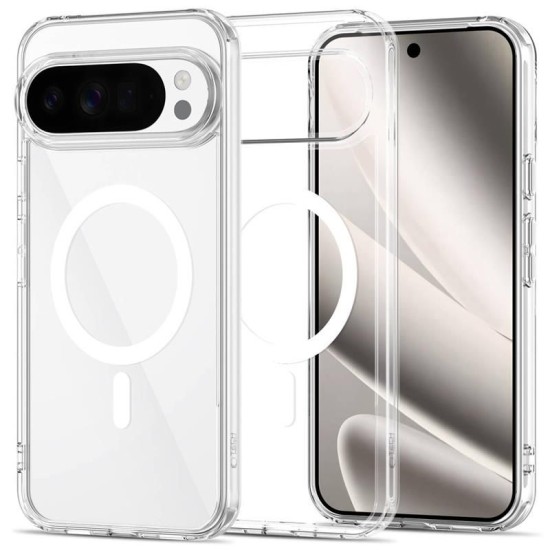 Tech-Protect FlexAir Hybrid Magsafe Back Case priekš Google Pixel 11 / 11 Pro / 10 / 10 Pro / 9 / 9 Pro - Caurspīdīgs - silikona-plastikāta aizmugures apvalks / bampers-vāciņš