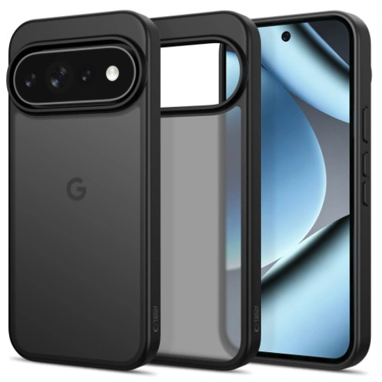 Tech-Protect Magmat Back Case priekš Google Pixel 11 / 11 Pro / 10 / 10 Pro / 9 / 9 Pro - Melns - silikona aizmugures apvalks / bampers-vāciņš