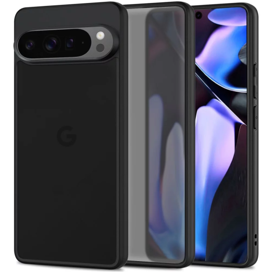 Tech-Protect Magmat Back Case priekš Google Pixel 11 Pro XL / 10 Pro XL / 9 Pro XL- Melns - silikona aizmugures apvalks / bampers-vāciņš