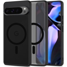 Tech-Protect Magmat MagSafe Back Case priekš Google Pixel 11 / 11 Pro / 10 / 10 Pro / 9 / 9 Pro - Melns - silikona aizmugures apvalks / bampers-vāciņš