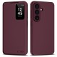 Tech-Protect Smart Wallet priekš Samsung Galaxy S26 Plus 5G S946 - Bordo - sāniski atverams maciņš ar lodziņu / grāmatveida maks