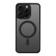 Tecto Shield Satin Matt Magsafe Back Case для Samsung Galaxy S24 FE 5G S721 - Чёрный - матовая силиконовая накладка / бампер-крышка