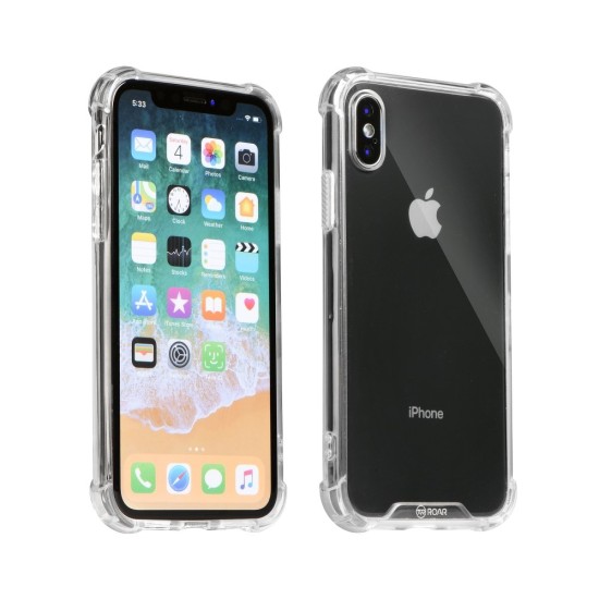 RoarKorea Armor Jelly для Samsung Galaxy A16 4G A165 / A16 5G A166 - Прозрачный - противоударный силиконовый бампер с пластиковой крышкой / бампер-крышка
