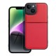 Forcell Noble Back Case для Samsung Galaxy A16 4G A165 / A16 5G A166 - Красный - накладка из искусственный кожи с встроенной металической пластиной / бампер-крышка