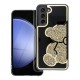 Teddy Bear Back Case для Samsung Galaxy S26 FE 5G S741 - Чёрный / Золотистый - силиконовая-пластиковая накладка / бампер-крышка