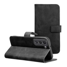Forcell Tender Book Case priekš Samsung Galaxy A26 5G A266 - Melns - sāniski atverams maciņš ar stendu / grāmatveida maks