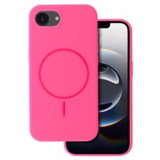 Silicone Thin Mag Case with MagSafe priekš Apple iPhone 16e / 17e - Rozā - silikona aizmugures apvalks / bampers-vāciņš