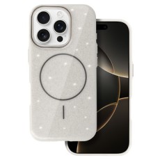 Glitter Thin Magsafe Back Case priekš Apple iPhone 16e / 17e - Pelēks - silikona aizmugures apvalks / bampers-vāciņš