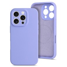 OEM Silicone Back Case with MagSafe (Microfiber Soft Touch) priekš Apple iPhone 16e / 17e - Violets - matēts silikona aizmugures apvalks